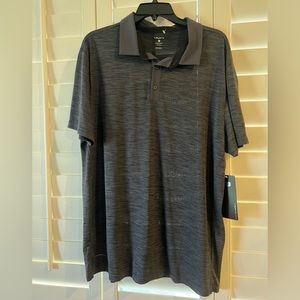 LAYERS NWT Gray Short Sleeve Polo Size XL
